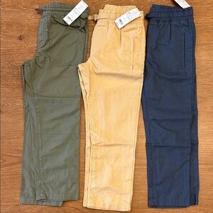 Carter's Kids Casual Bottoms - Green, Tan, and Blue